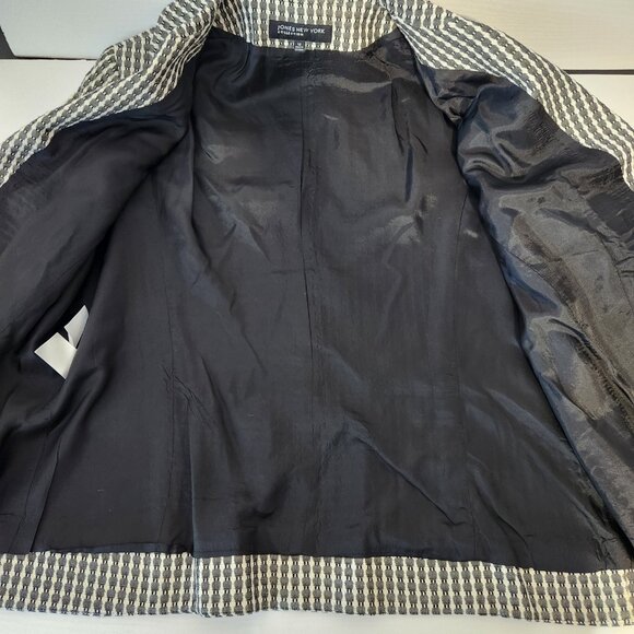 Jones New York Women's Black and White Jacket Size 12 - Picture 12 of 14